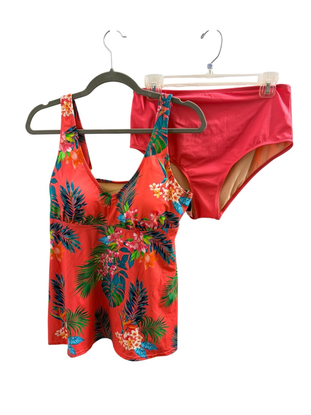 Kim Gravel x Swimsuits Floral Tankini and Brief Size 12 NWT - Picture 2 of 5